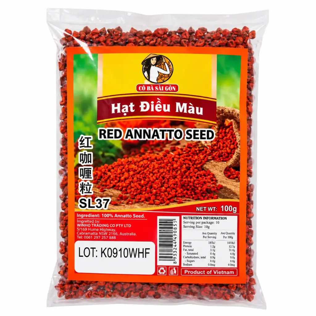Red Annatto Seed 100x100g ***New product*** 