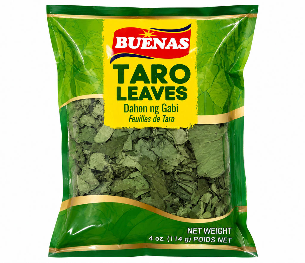 Buenas Dried Taro Leaves 16x114g ***New Product***