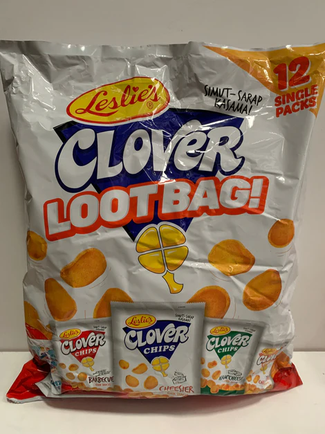 Leslie's Clover Chips Loot Bag (12 Pack) 7x280g