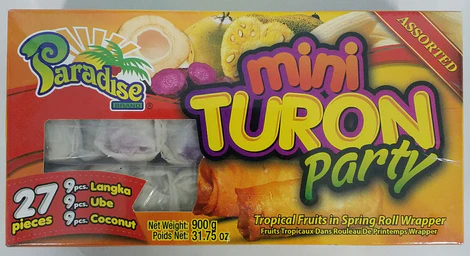 FROZEN Paradise Brand IQF Mini Turon Party (all flavours) 10x900g