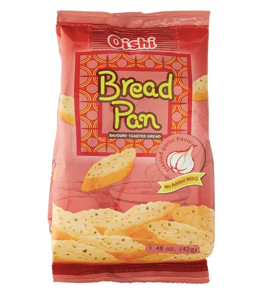 Oishi Bread Pan Toasted Garlic 60x42g