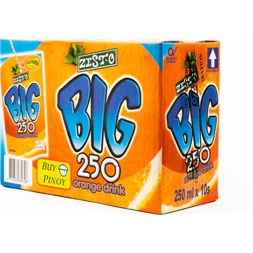 Zesto Big 250 Orange Drink 10x250ml