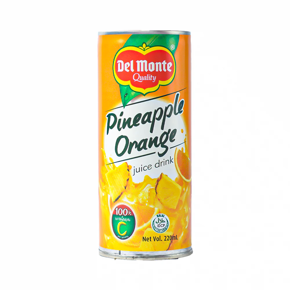 Del Monte Pineapple Orange Juice 24x220ml ***Back In Stock***