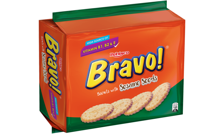 Rebisco Bravo! Biscuits with Sesame Seeds 30x(10x30g)
