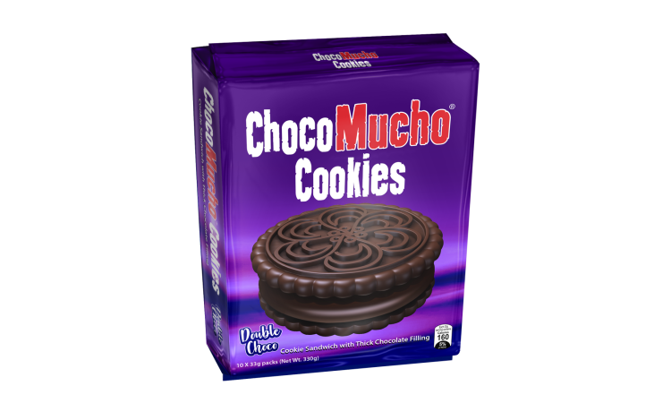 Choco Mucho Cookie Sandwich Double Choco 30x(10x33g)