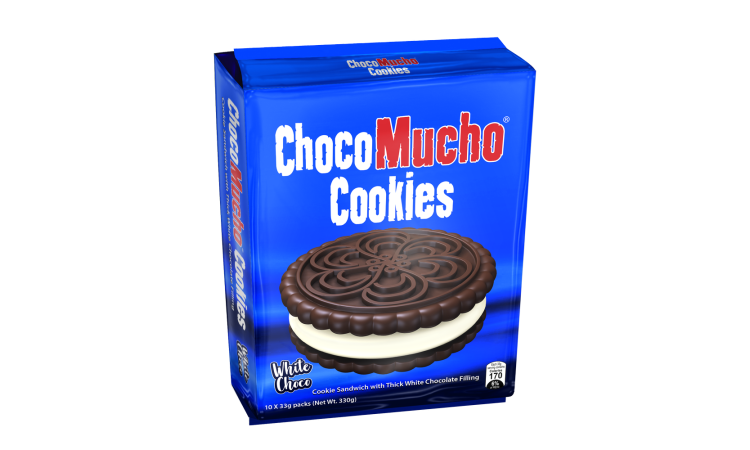 Choco Mucho Cookie Sandwich White Choco 30x(10x33g)