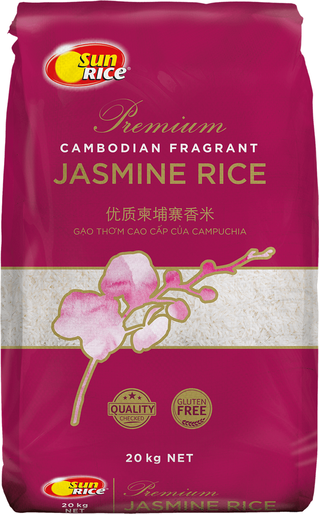 Sunrice Cambodian Jasmine Rice 20kg