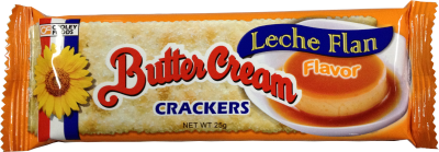 Butter Cream Brand Crackers Leche Flan 20x10x25g