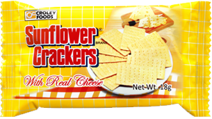 Sunflower Brand Crackers Cheese 36x10x18g