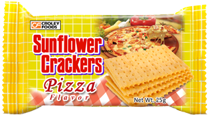 Sunflower Brand Crackers Pizza Flavour 36x10x25g