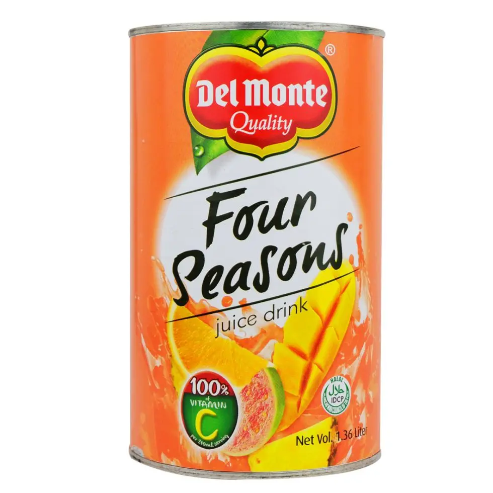 Del Monte (Cans) Four Seasons Juice 12x1.36L