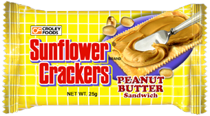 Sunflower Brand Crackers Peanut Butter Sandwich 36x10x27g