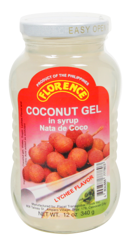 Lutong Bahay Coconut Gel (Nata De Coco) Lychee 24x340g