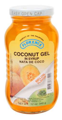 Lutong Bahay Coconut Gel (Nata De Coco) Melon 24x340g