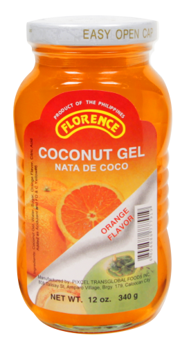 Lutong Bahay Coconut Gel (Nata De Coco) Orange 24x340g