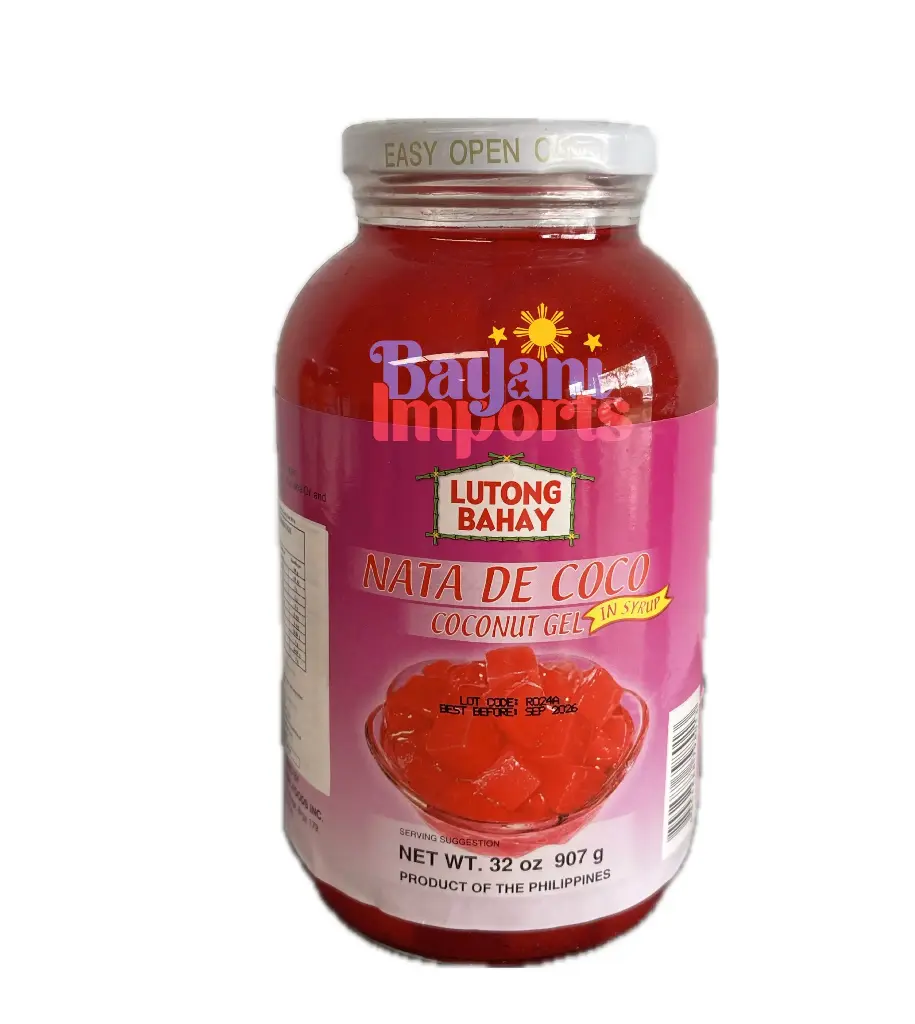 Lutong Bahay Coconut Gel (Nata De Coco) Red 12x907g (Large)