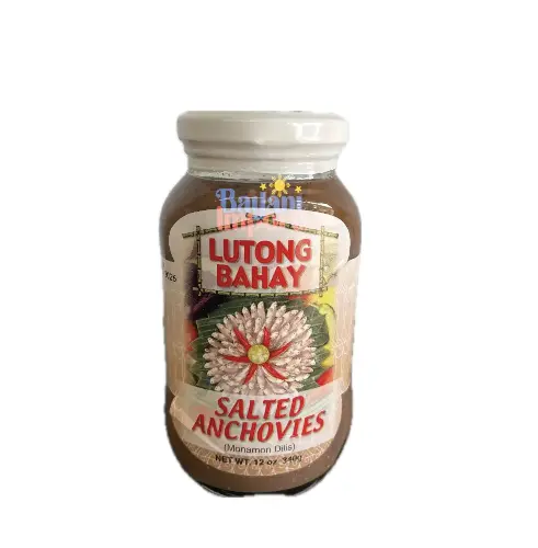 Lutong Bahay Salted Anchovy (Monamon Dilis) 24x340g (White)