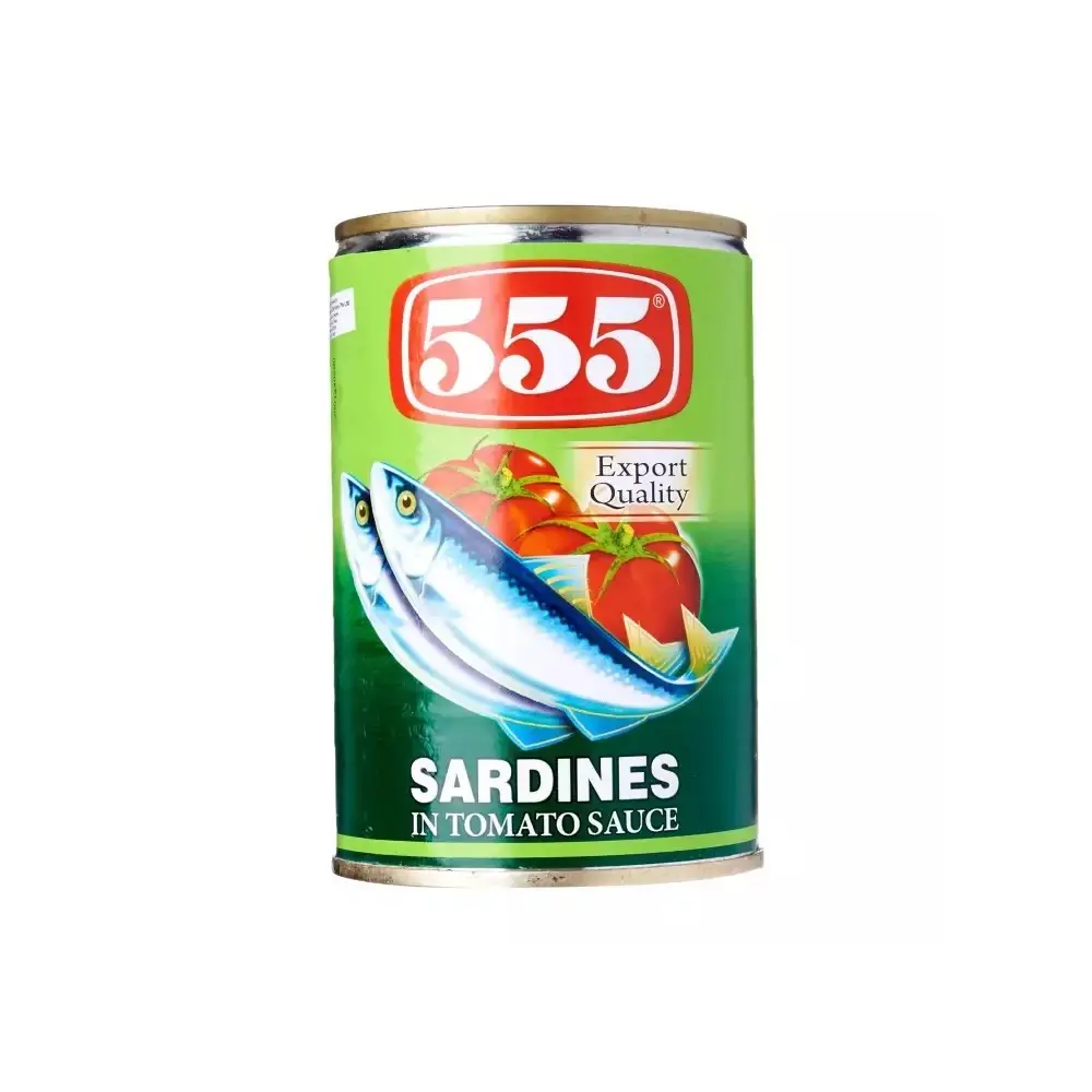 555 Sardines in Tomato Sauce 48x425g **10+2 Winter Promo (Until 31 July)**