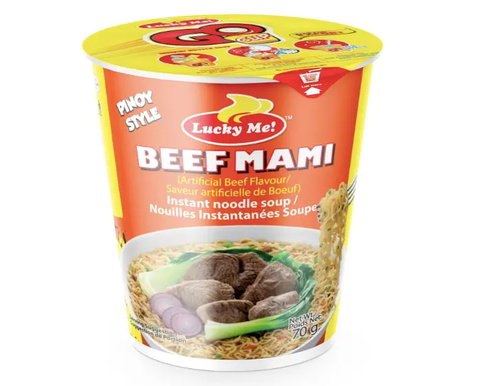 Lucky Me (Cup) Beef Mami 30x70g ***Back In Stock***