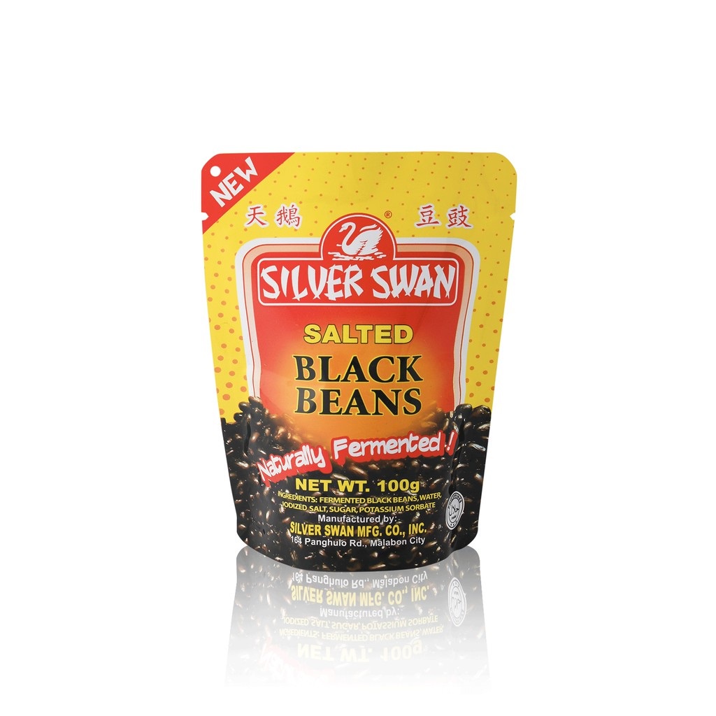 Silver Swan Salted Black Beans 72 x 100g 