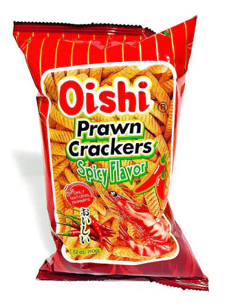 Oishi Prawn Crackers Spicy 30x90g