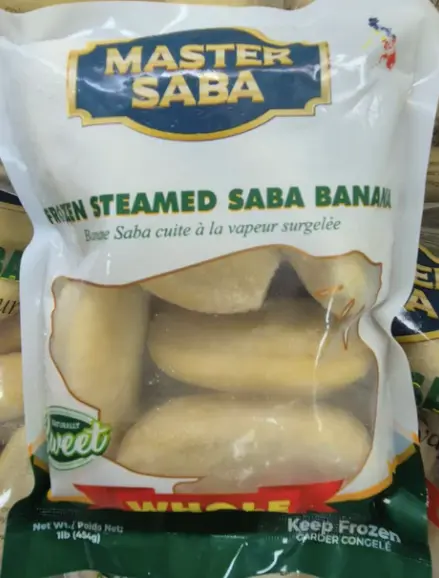 Master Saba Whole Steamed Saba Bananas 24x454g (FROZEN)