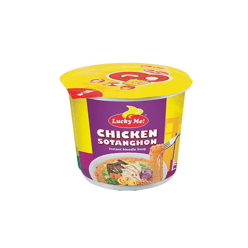 Lucky Me Mini Cup Chicken Sotanghon 45x28g