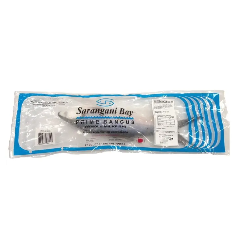 FROZEN Sarangani Bay (FFW) Whole Milkfish Bangus 16x400-500g