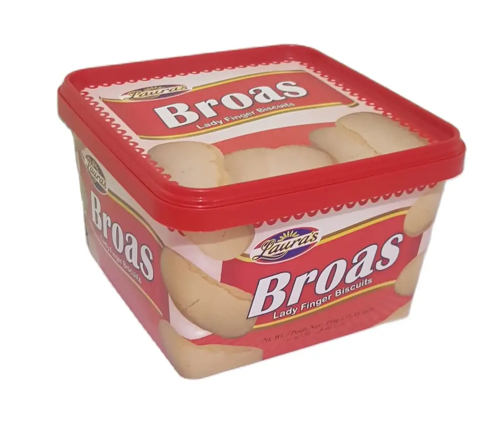 Laura's Broas (Lady Finger Biscuits) Tub 12x350g