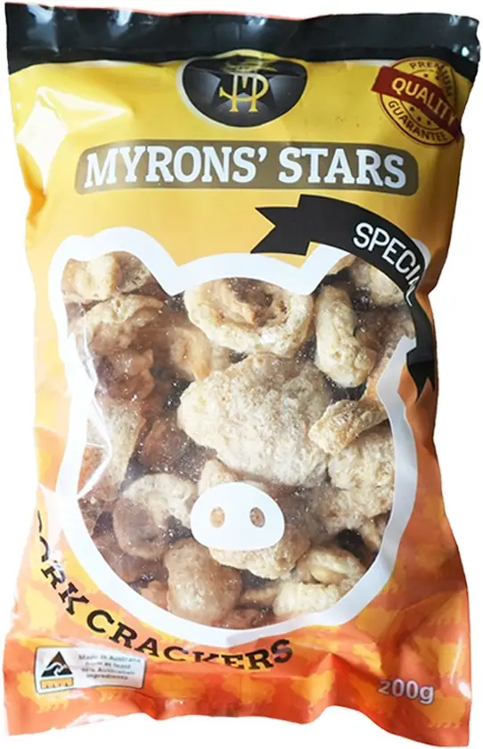Myrons' Stars Pork Crackers Special 40x200g
