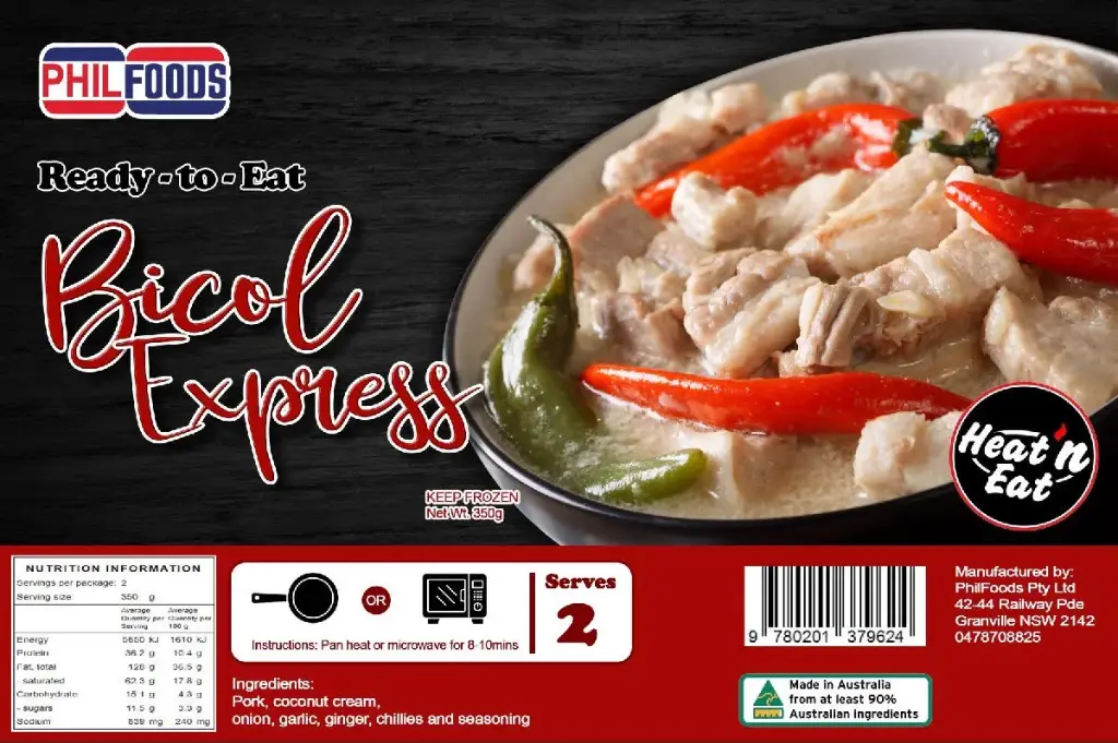 PhilFoods Ready-to-Eat Bicol Express 30x350g