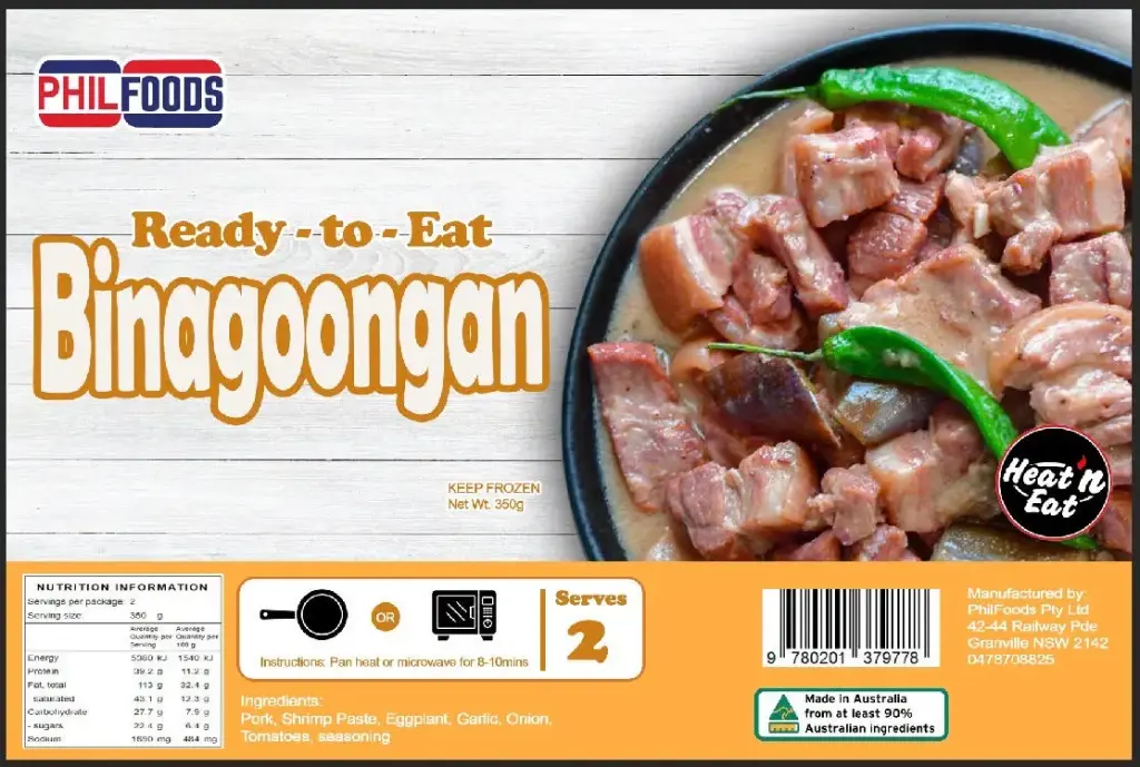 FROZEN PhilFoods Ready-to-Eat Binagoongan 30x350g