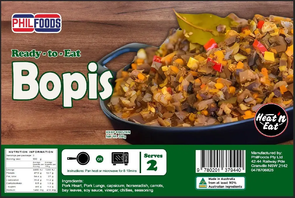 FROZEN PhilFoods Ready-to-Eat Bopis 30x350g