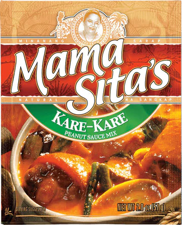 Mama Sita's Mix Peanut Sauce (Kare Kare) 24x57g
