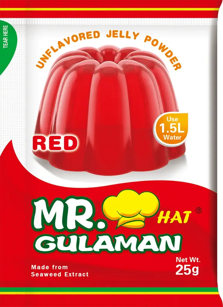 Mr. Hat Gulaman Powder Red 10x(10x25g) ***Back In Stock***