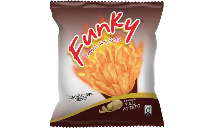 Funky French Fries Hot & Spicy 50x23g 