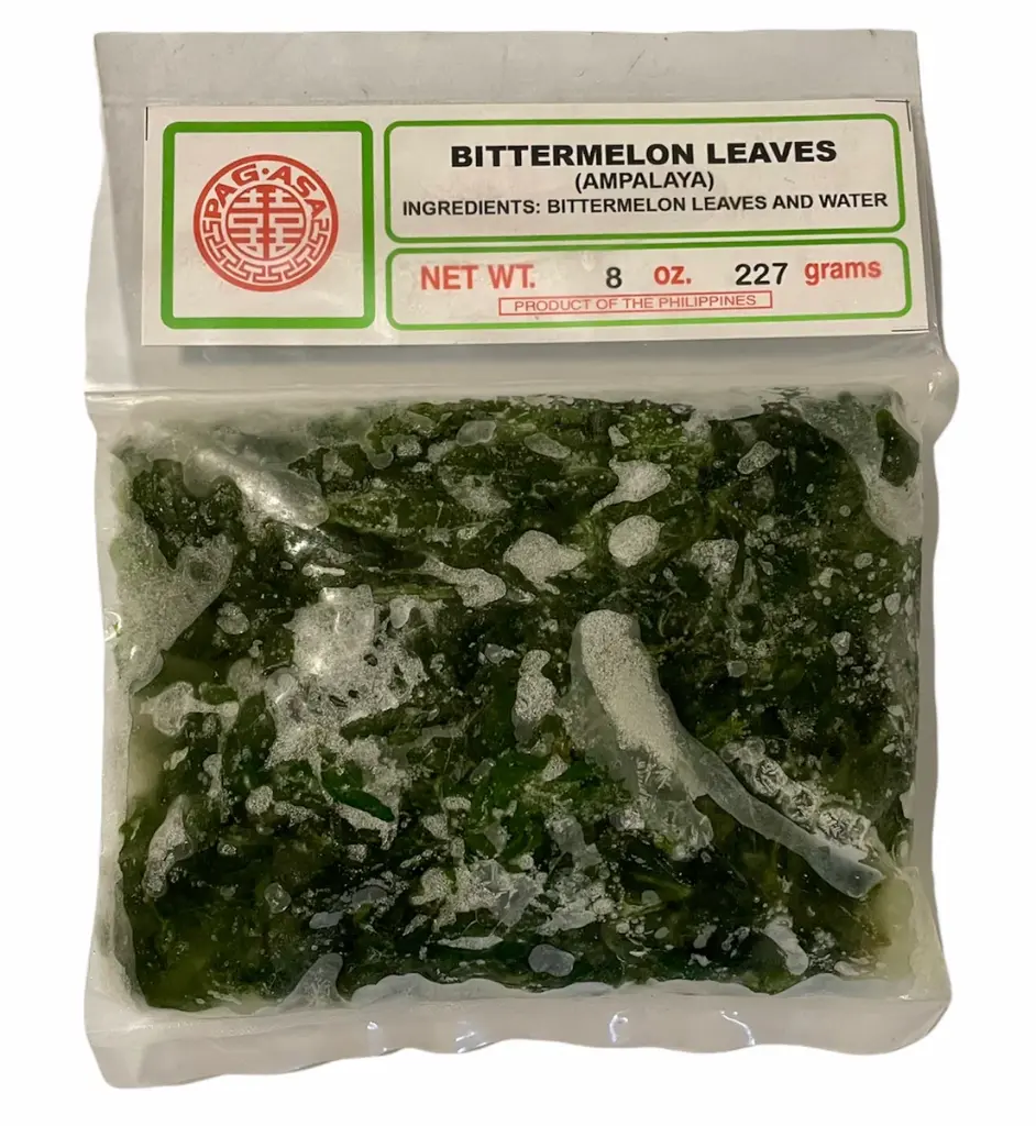 FROZEN Pagasa Bitter Melon (Ampalaya) Leaves 30x227g