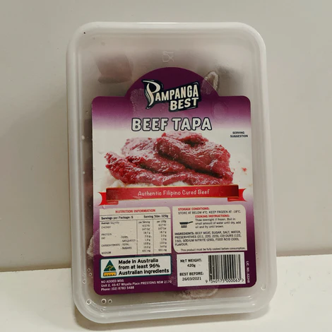 Pampanga Best Beef Tapa 30x420g 