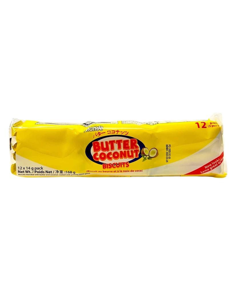 Monde Butter Coconut Biscuits 24x(12x10g) ***Back In Stock***