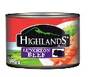 Highlands Luncheon Beef 48x165g