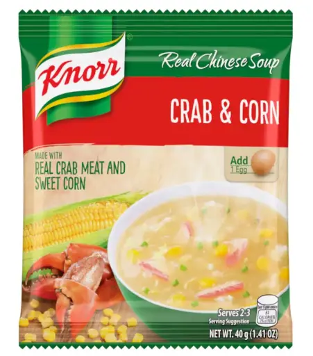 [KNR-CRA-005] Knorr Crab & Corn Soup 60x55g ***Final Sale – 30% OFF***