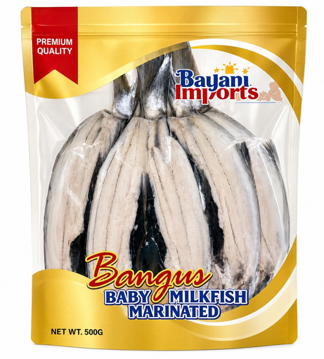 [BAY-BMM-019] FROZEN Bayani Foods Milkfish (Bangus) Baby Marinated (BM) 30x500g (4 Pieces) 