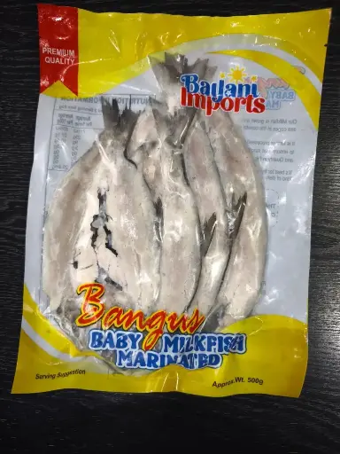 Bayani Foods Frozen Baby Milkfish (Bangus) Spicy (BMS) 30x500g (4 Pieces)