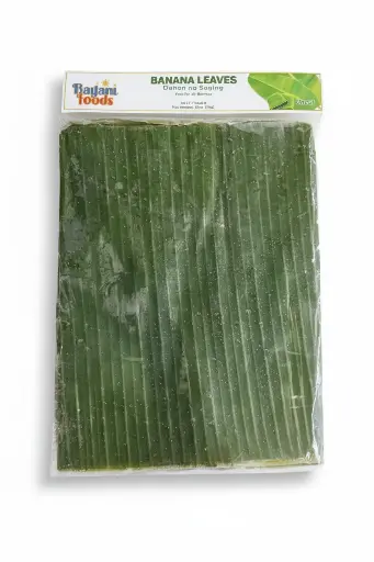 Bayani Foods Banana Leaves Rectangle Uncut 12x1kg (FROZEN)