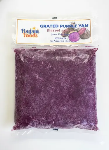 FROZEN Bayani Foods Purple Yam (Ube) Grated 20x454g