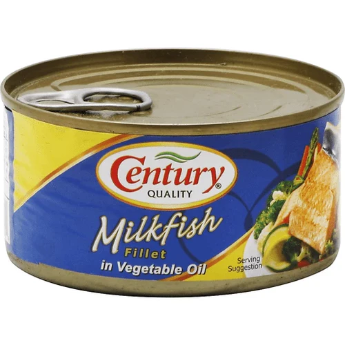 Century Bangus (Milkfish) Fillet in Vegetable Oil 48x184g **NEW PRODUCT**