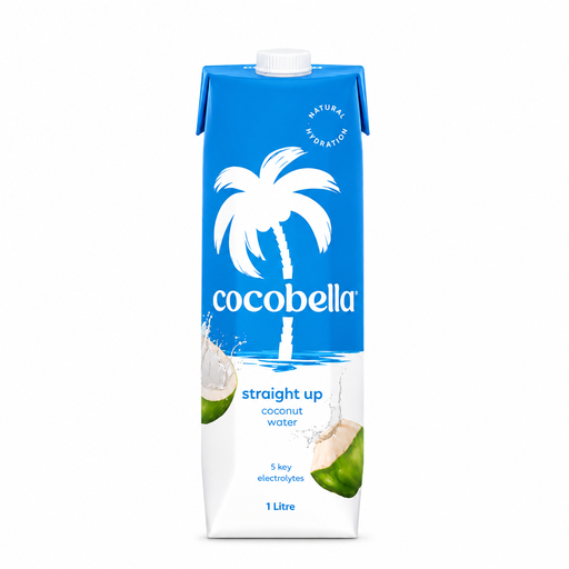 [COA-WAT-001] Cocobella Straight Up Coconut Water 6x1L ***Back In Stock***