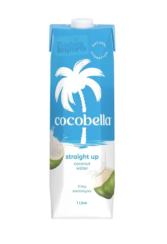 Cocobella Straight Up Coconut Water 6x1L