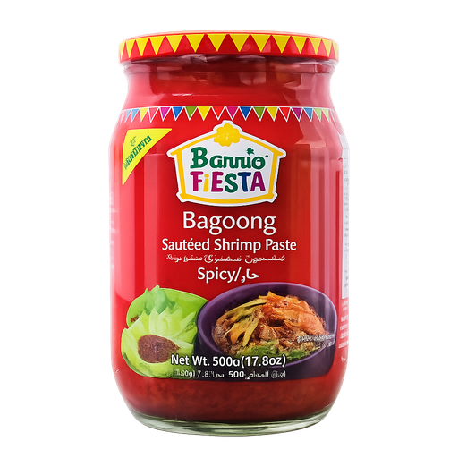 [BAR-SS5-003] Barrio Fiesta Sauteed Shrimp Paste Spicy 12x500g (Large) ***Back In Stock***