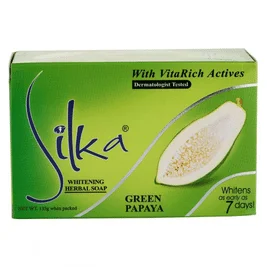 [SIL-GRE-003] Silka Green Papaya Soap 72x135g